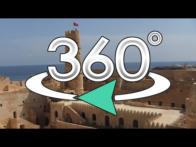 The Ribat of Monastir (VR Video 360°) Monastir, Tunisia.