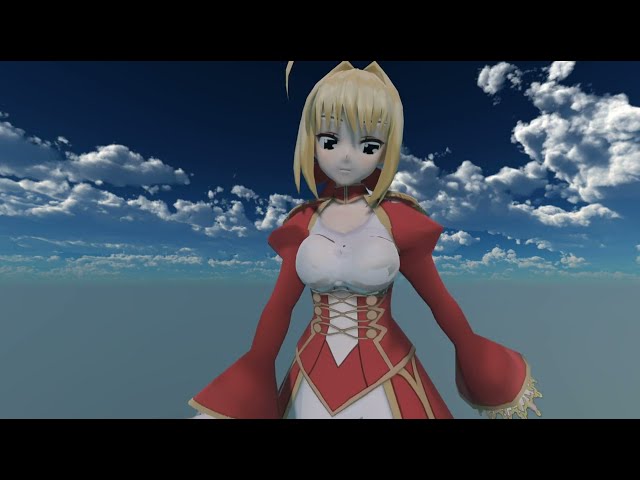 【VR180】Saber Nero(セイバーネロ) - Sentimental journey(センチメンタルジャーニー) 【DanceXR(MMD) 】