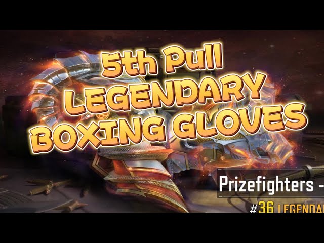 Legendary Boxing Gloves CODM