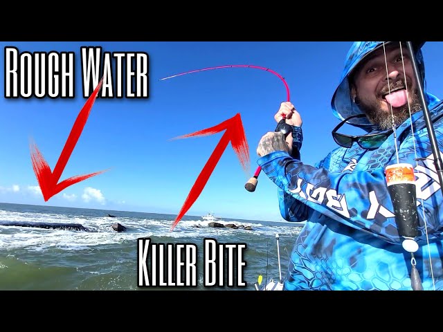 Rough Water Great Bite | Jetty Fishing Galveston TX