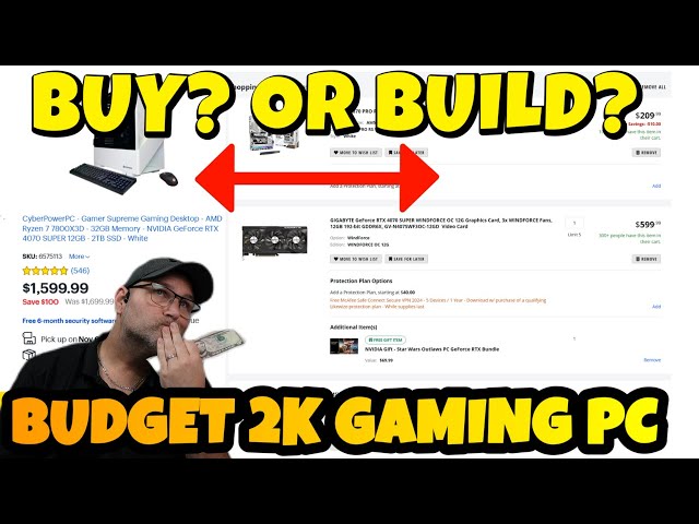 Will You Build or Buy a 2K Gaming PC in 2024?