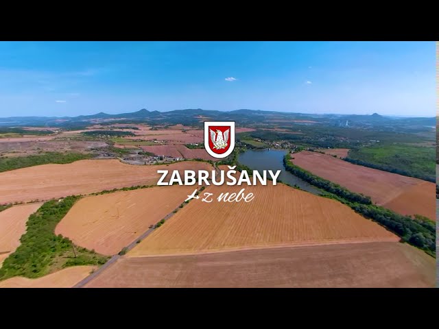 Zabrušany z nebe - Letecké video obce Zabrušany