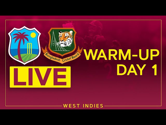 🔴 LIVE | CWI Select XI v Bangladesh | Warm-Up | Day 1