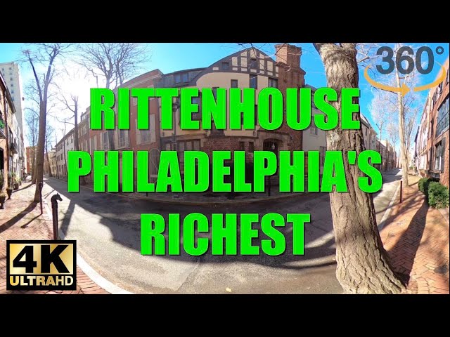 WALKING 360° Philadelphia's RICHEST Neighborhood 4K