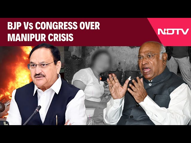 Manipur News | Letter Vs Letter As JP Nadda, Mallikarjun Kharge Clash Over Manipur Crisis