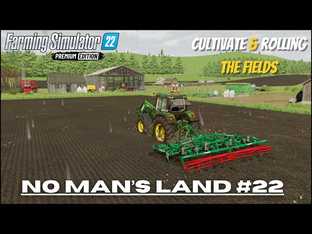 No Man's Land #22 - FS22 Timelapse - Planting Sorghum, Cultivate The Field