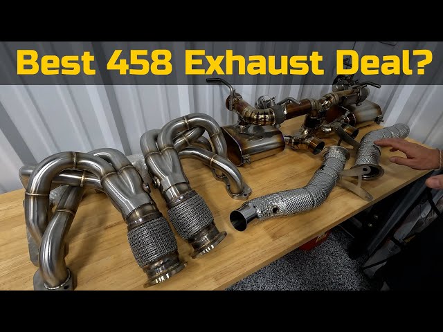 DIY Installing the New Valvetronic Designs Ferrari 458 Titanium Exhaust