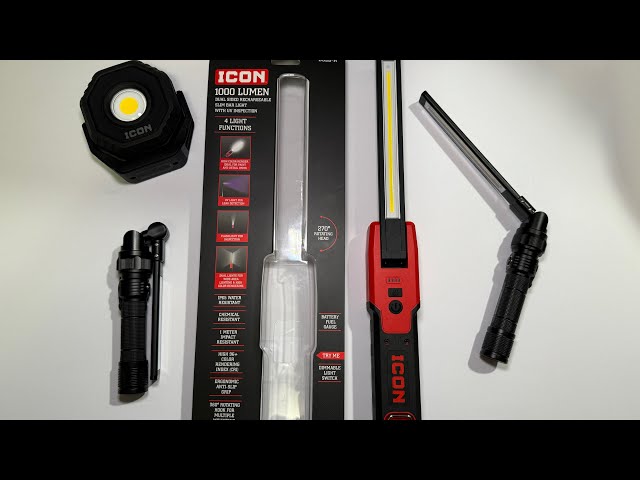 Harbor Freight's Best New Work Light: Icon 1000 Lumen Dual Sided Light Unboxing & Overview