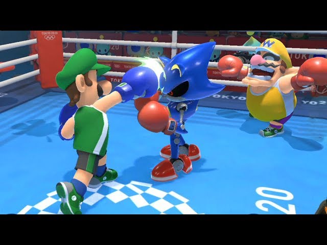 Mario & Sonic at Tokyo 2020 Olympic Games Boxing Bowser, Luigi, Amy, Sonic