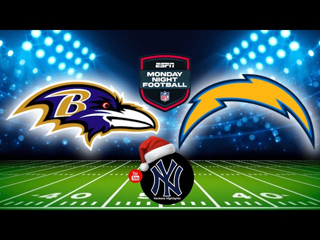 Baltimore Ravens Vs Los Angeles Chargers Monday Night Football 🏈 (Special Edition) (ESPN)