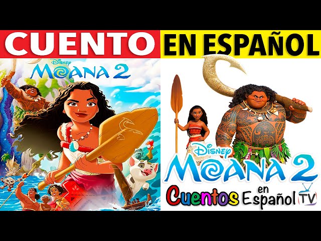 Moana 2 📖 Cuentos Infantiles para Niños en Español 📚 El Gran Libro Dorado