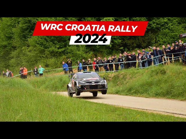 WRC CROATIA RALLY 2024 - JUMP - ACTION - MAX ATTACK - VLOG