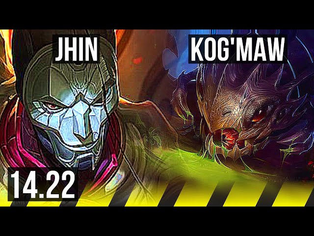 JHIN & Senna vs KOG'MAW & Camille (ADC) | KR Master | 14.22