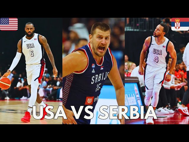 USA VS SERBIA - GAME HIGHLIGHTS [4K] | #usabmnt #teamusabasketball #olympics2024