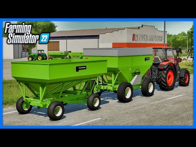 New Mods FS22 - Parker Wagons, Rotdrosselheim Map, & Big Buildings Pack! (10 Mods)