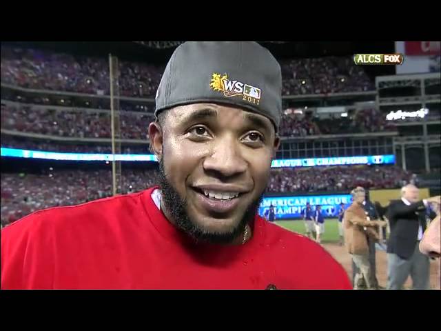 2011/10/15 Andrus discusses ALCS win