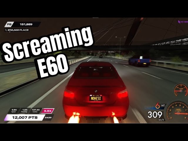 Screaming e60 in dense Traffic no Hesi / Assetto Gameplay