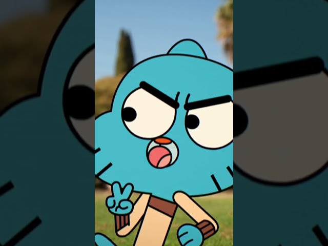 He’s in the thick of it… 😳💎 | Gumball | #shorts #cartoons