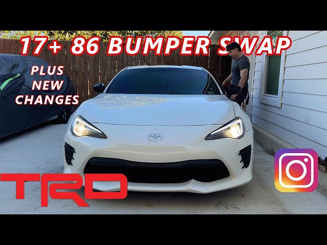 Replacing my 17+ Toyota 86 Bumper And New Wheel Update!!!