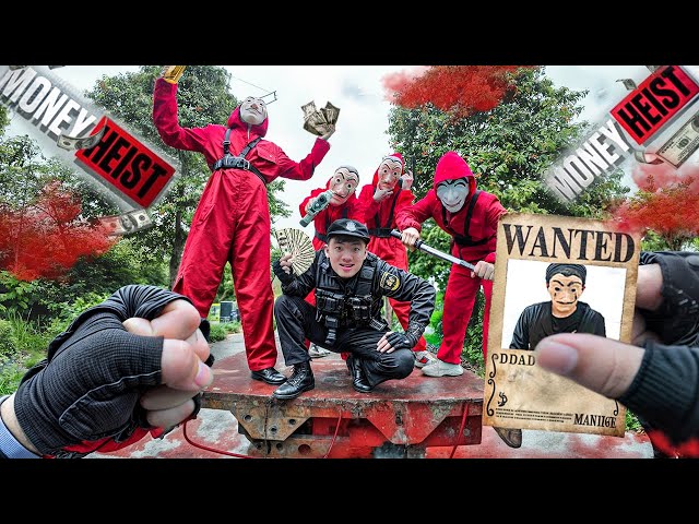 PARKOUR VS MONEY HEIST! 2 | ESCAPE from SECURITY chase In REAL LIFE (BELLA CIAO REMIX) | Epic POV v3