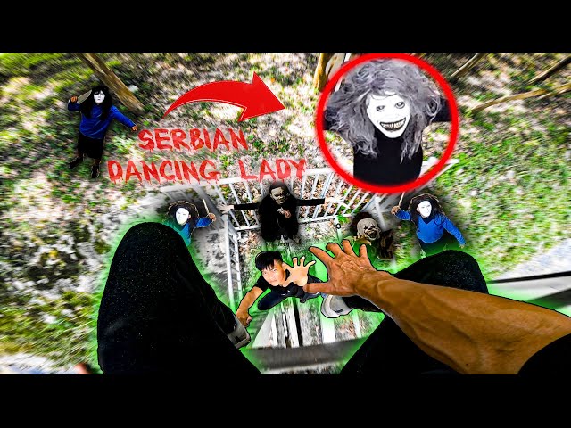 Parkour pov vs Serbian Dancing Lady 3 || Horror Scary