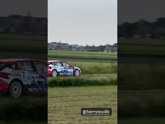 Thierry Neuville at  Ypres Rally