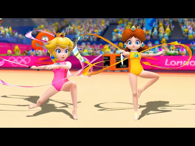 Mario & Sonic at the London 2012 Olympic Games - Gymnastics Rhythmic Ribbon (All Characters)