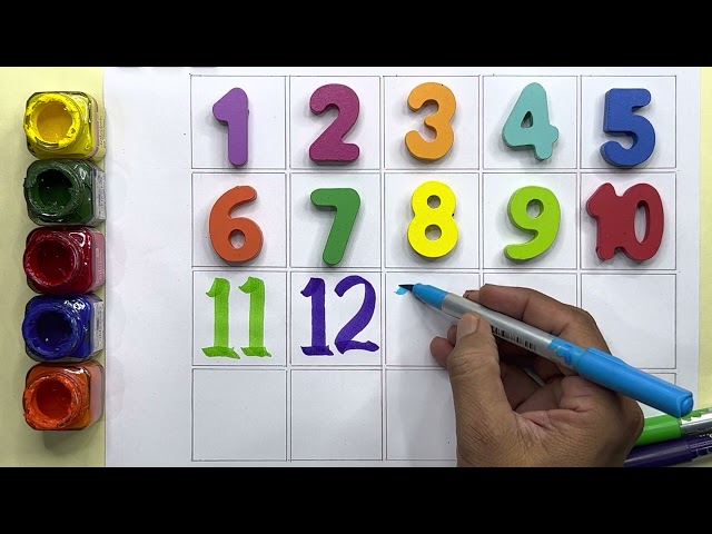 Number Song 1 to 20 | Count to 1-100 | Learn Counting | One To Hundred Counting | 123 Numbers, 1234