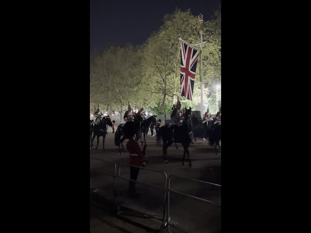 Coronation practice in London