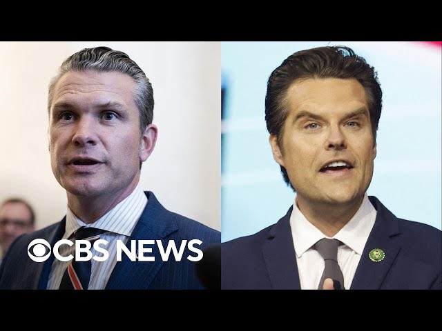 Hegseth works to shore up support as Gaetz withdraws from attorney general pick