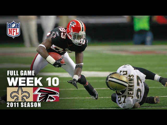 NFC South Showdown! Brees vs Ryan! Saints vs Falcons FULL GAME | NFL 2011 Season Week 10