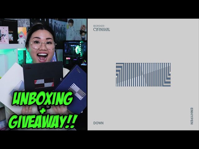 [UNBOXING WITH JAS!] ENHYPEN BORDER:CARNIVAL ALBUM (UP, DOWN, HYPE VER.) UNBOXING + GIVEAWAY!!