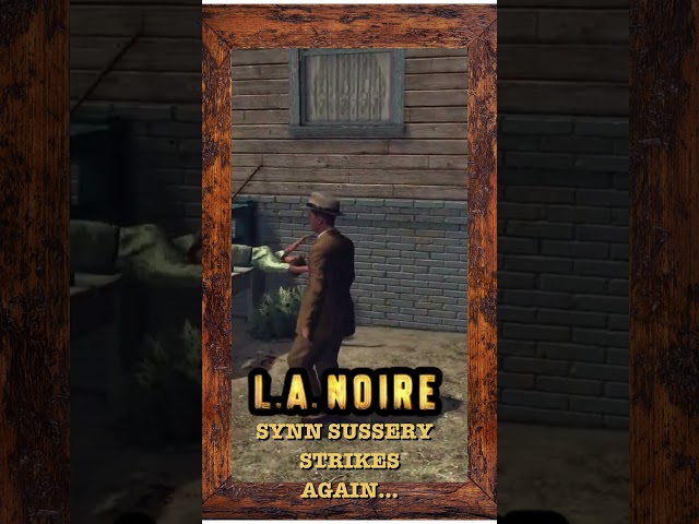 SYNN SUSSERY STRIKES AGAIN #sussery #lanoire #gameplay #gamer #rockstar #vintage #funny #troll