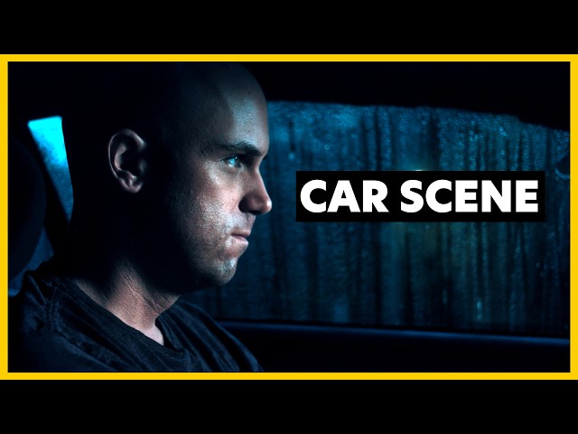 How to Shoot a Rainy Car Scene at Night - Cinematography Practice