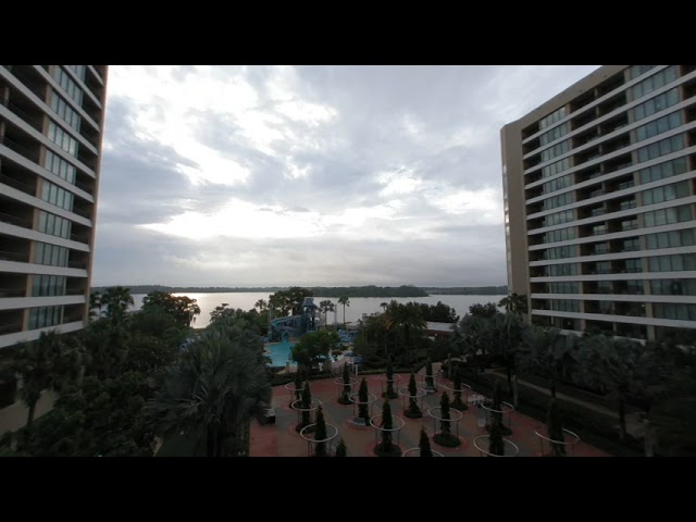 DISNEY Bay Lake Tower lake view WDW 04Aug21 VR180 sound scape