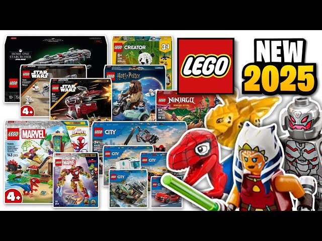 NEW LEGO 2025 Sets OFFICIALLY Revealed - Marvel, Star Wars, Harry Potter & MORE!