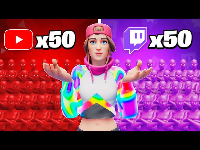 50 Youtube vs 50 Twitch viewers