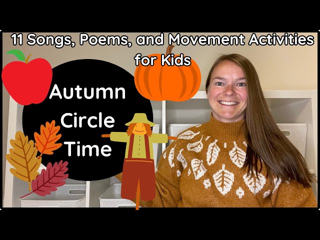 Autumn Songs for Kids | Preschool Circle Time Songs | 15 Minutes of Preschool Music #earlylearning