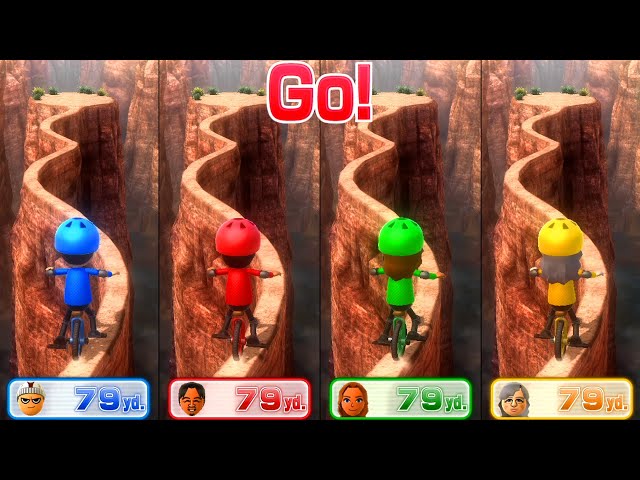 Wii Party U Minigames - Kick Buttowski Vs Jianjun Vs Na-rea Vs Joana (Max Difficulty)