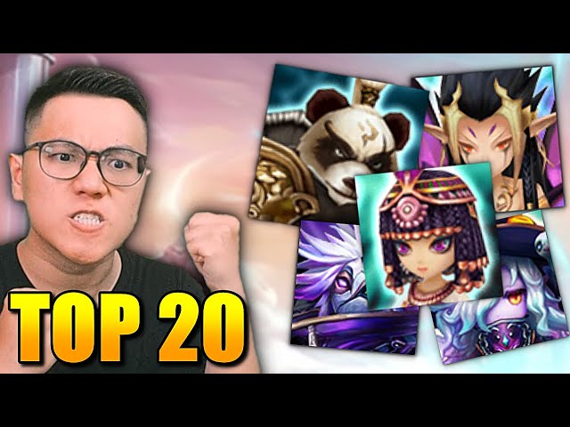 Fighting The GOD Server Top 20 Players Strongest LD5* Teams In Summoners War