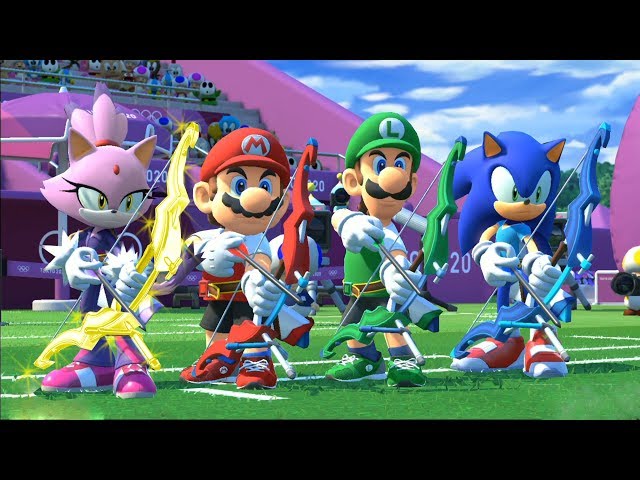 Mario & Sonic at Tokyo 2020 Olympic Games - Archery All Character