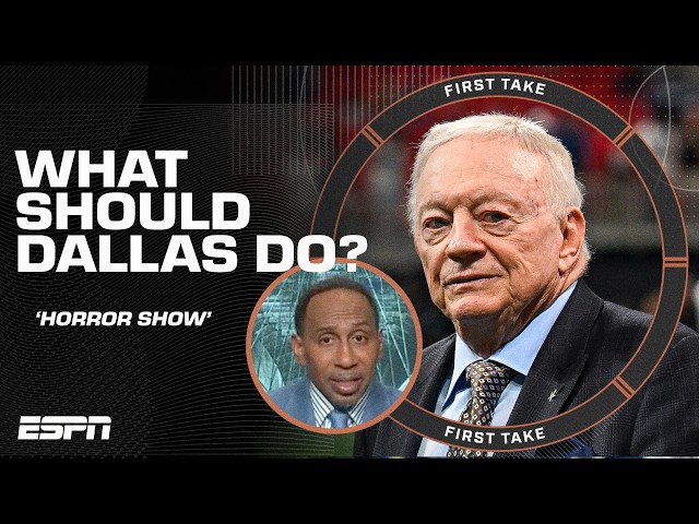 Stephen A. Smith says the Cowboys' current situation as a 'HORROR SHOW' 🫣 | First Take