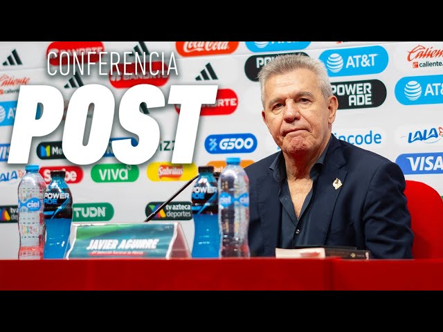 CONFERENCIA POST: JAVIER AGUIRRE | Victoria sobre Honduras