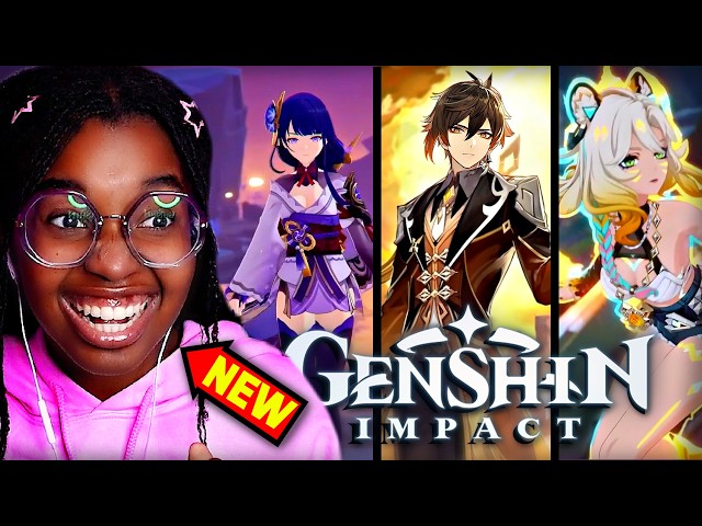 New GENSHIN IMPACT Player Reacts to EVERY CHARACTER TRAILER *THIS WAS FIRE*