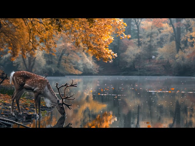 Peaceful Music, Relaxing Music, Instrumental Music, "Beautiful Autumn Lake" by Tim Janis