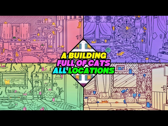 A Building Full Of Cats - All Locations