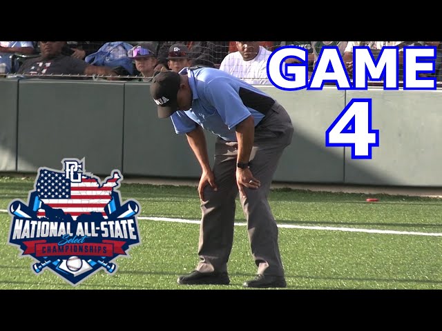 UMPIRE GETS HIT BETWEEN HIS LEGS! | 2023 PG National All-State 10U Games #5