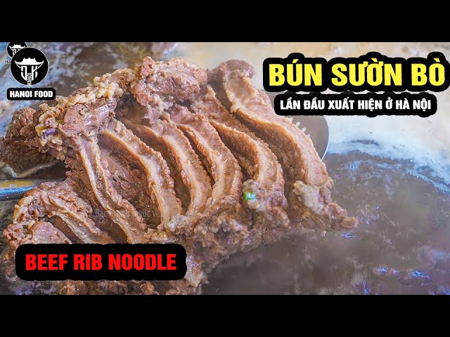 BÚN SƯỜN BÒ MÓN ĂN Ở VINH LẦN ĐẦU XUẤT HIỆN TẠI HÀ NỘI ăn ntn? #hanoifood