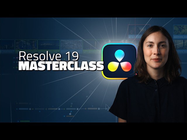 ULTIMATE Beginners Tutorial DaVinci Resolve 19 - Media, Edit, Color, Fusion and Cloud Introduction