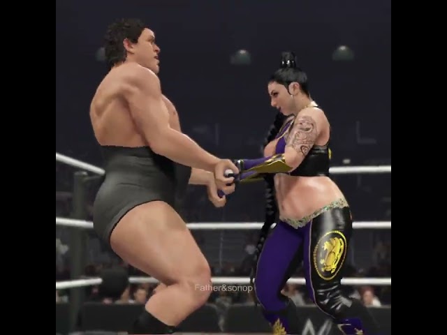 Andre The Giant Massive Fight With Ronda Rousey WWE 2k24